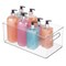 mDesign Slim Plastic Bathroom Storage Container Bin, 5" Wide, 4 Pack